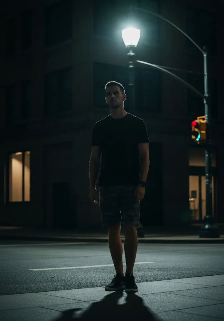 22 Stylish Camo Shorts Outfits for Men 15 All-Black Outfit With Camo Shorts