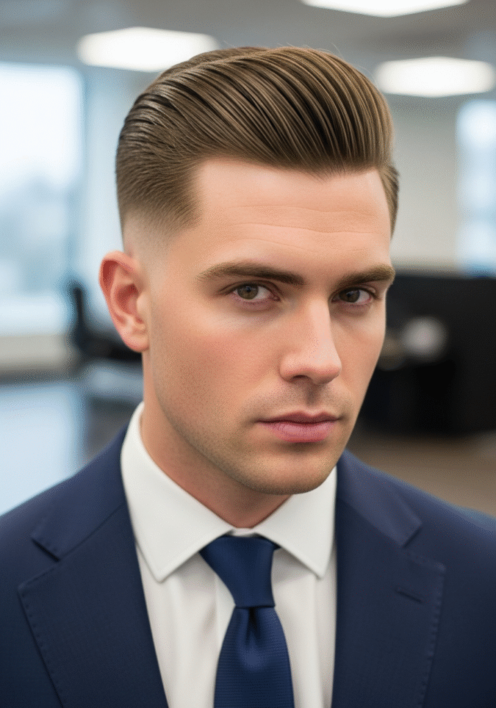 Business Slick Back Fade.418Z