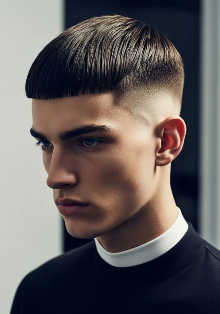 23 Stylish Caesar Cuts for Modern Men 5 Caesar Cut with High Fade