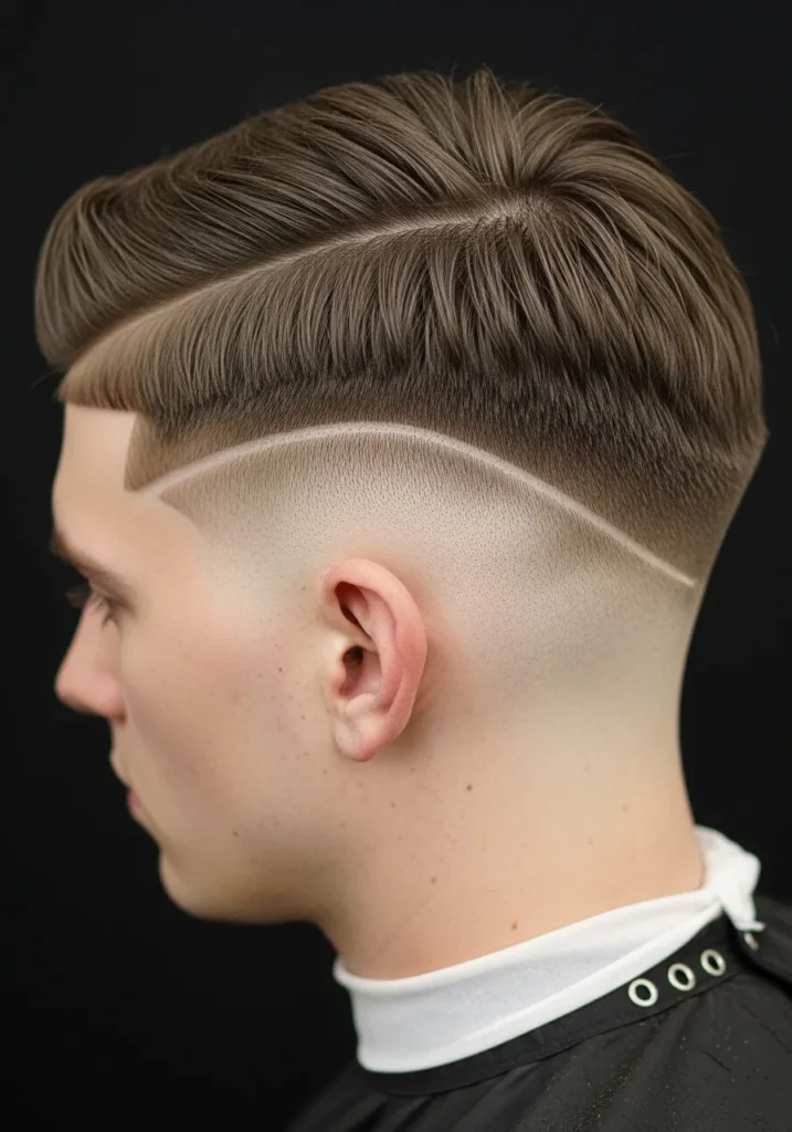 23 Stylish Caesar Cuts for Modern Men 12 Caesar with Hard Line