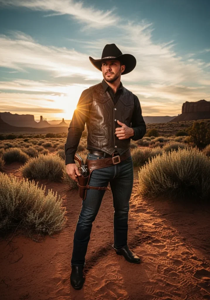 20 Fun Halloween Costumes for Men 2025 12 Cowboy Gunslinger.383Z