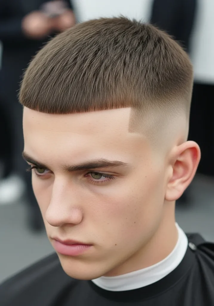 23 Stylish Caesar Cuts for Modern Men 18 Cropped Caesar