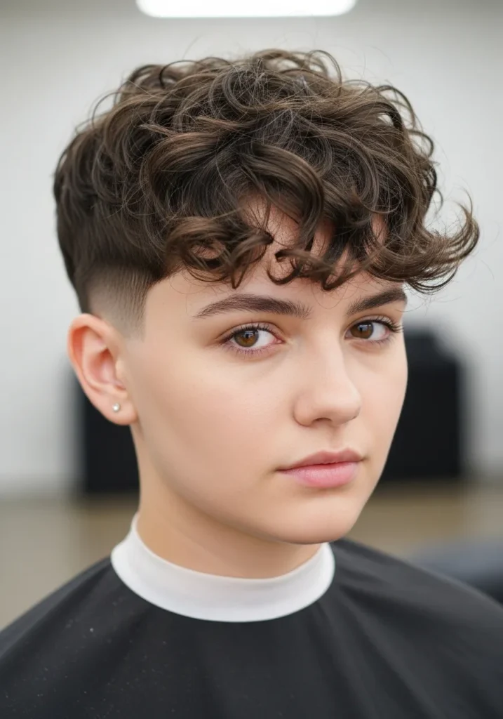 23 Stylish Caesar Cuts for Modern Men 6 Curly Caesar Cut