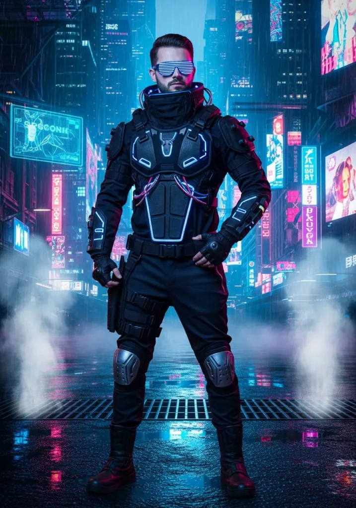 20 Fun Halloween Costumes for Men 2025 15 Cyberpunk Warrior