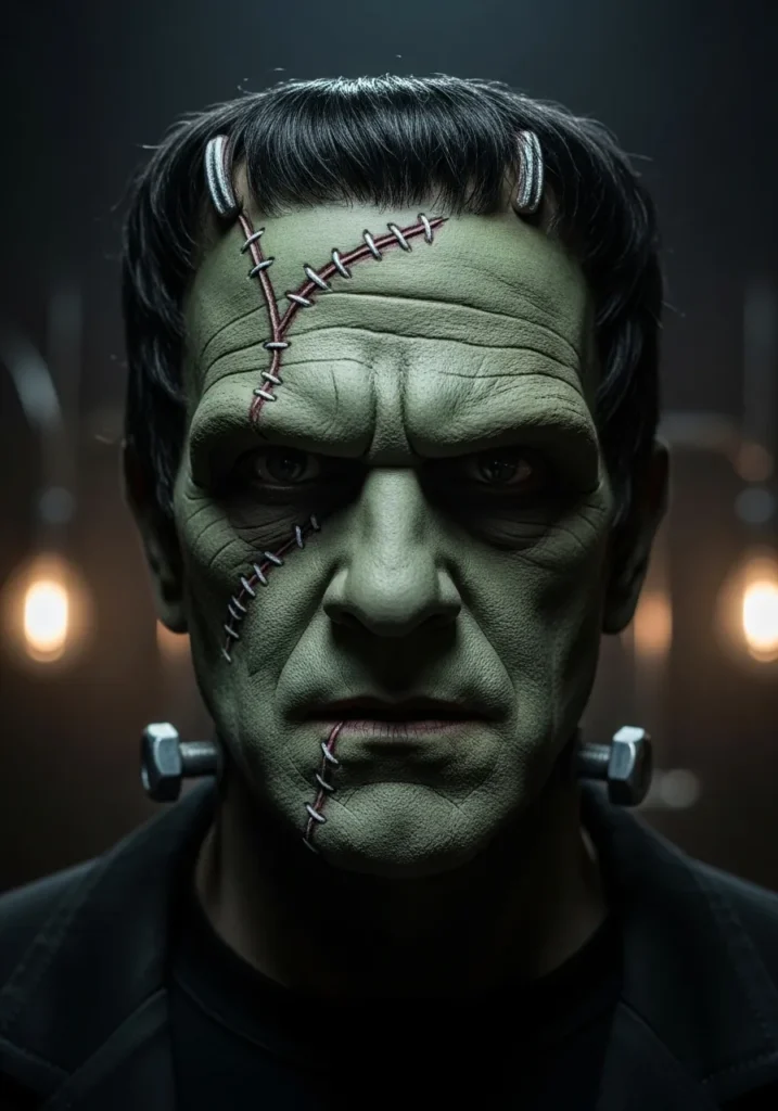 21 Spooky Halloween Makeup Ideas for Men 9 Frankensteins Monster.323Z