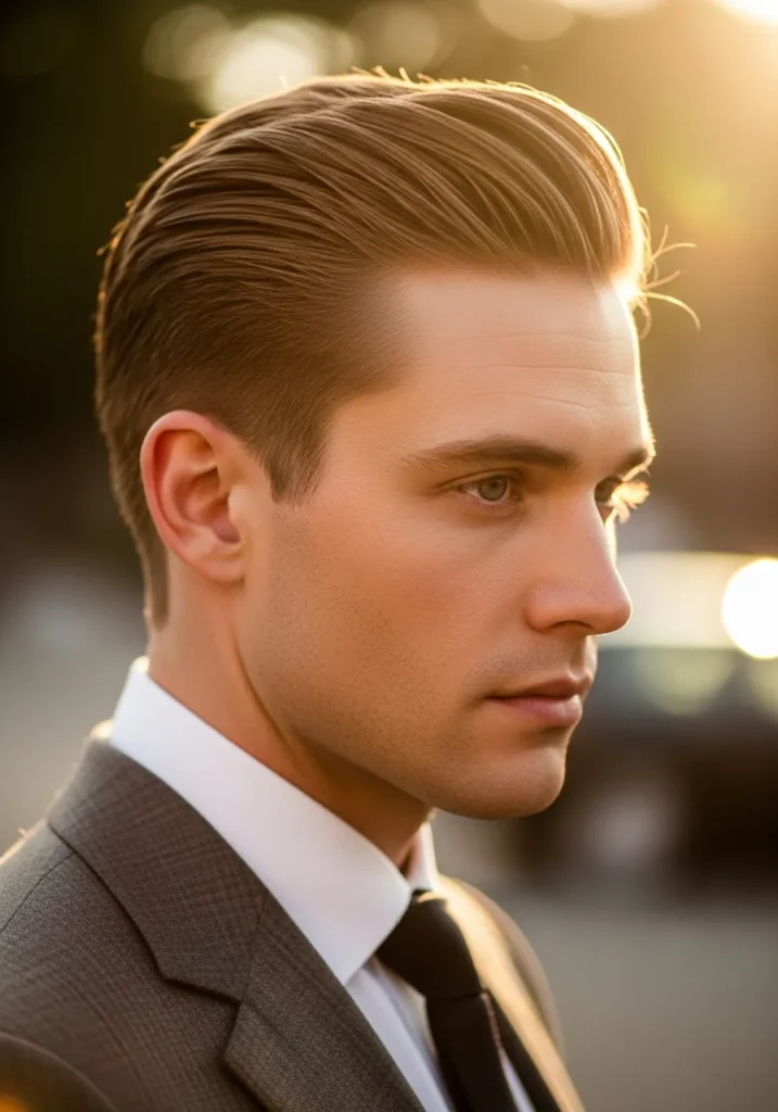 Gentleman’s Slick Side Sweep