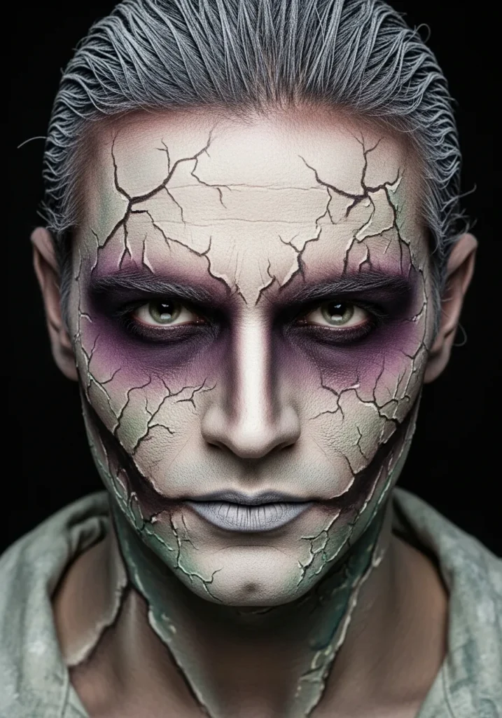 21 Spooky Halloween Makeup Ideas for Men 18 Haunted Pirate Makeup