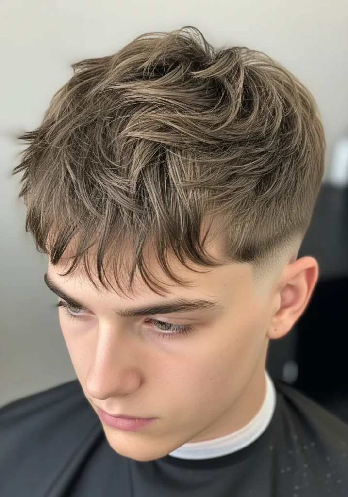 23 Stylish Caesar Cuts for Modern Men 14 Messy Textured Caesar