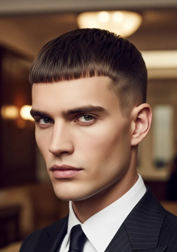 20 Timeless Old Money Haircut for Men 17 Old Money Caesar