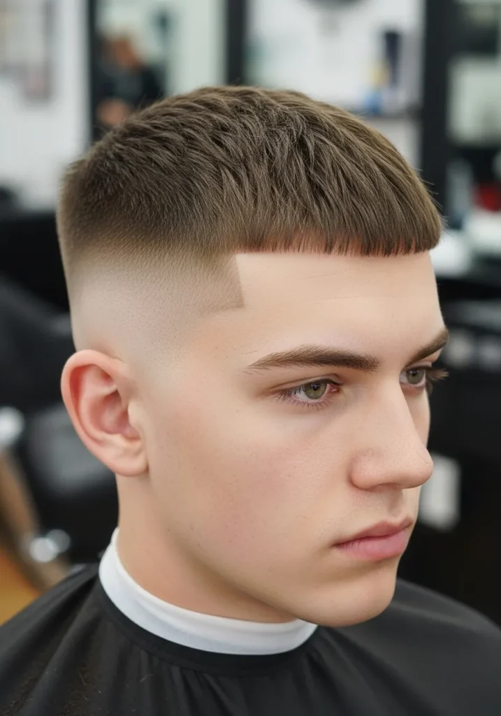 23 Stylish Caesar Cuts for Modern Men 8 Sharp Fade Caesar Cut