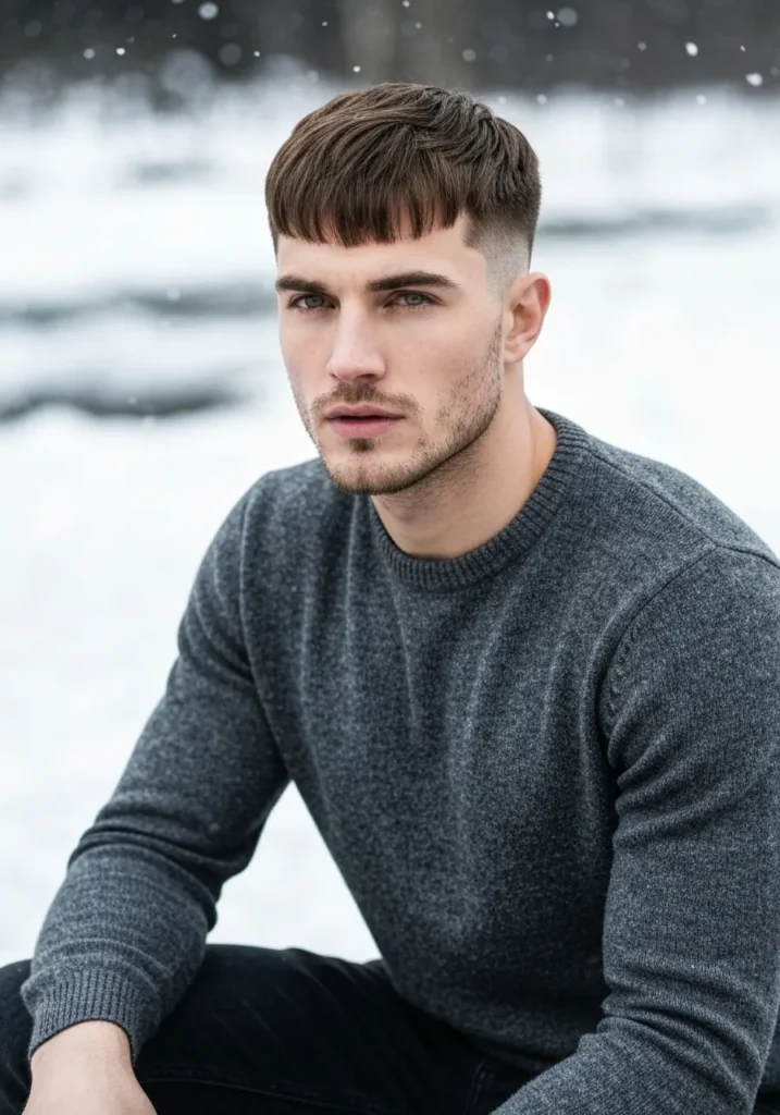 Short Winter Caesar Cut