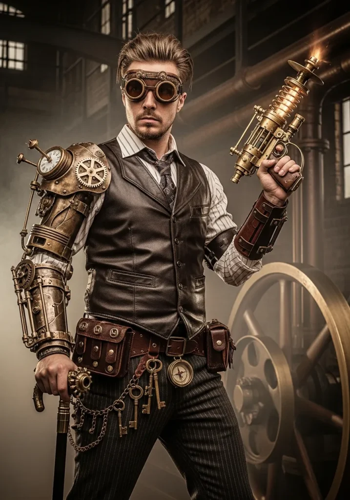 20 Fun Halloween Costumes for Men 2025 17 Steampunk Adventurer