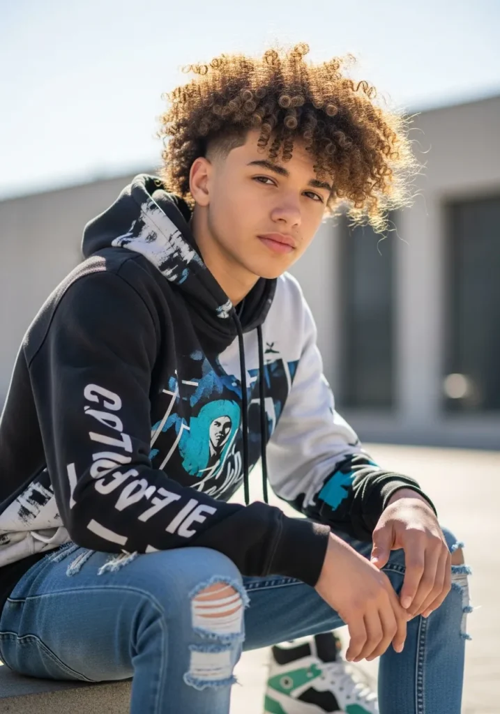 Teen Curly Afro Shape-Up