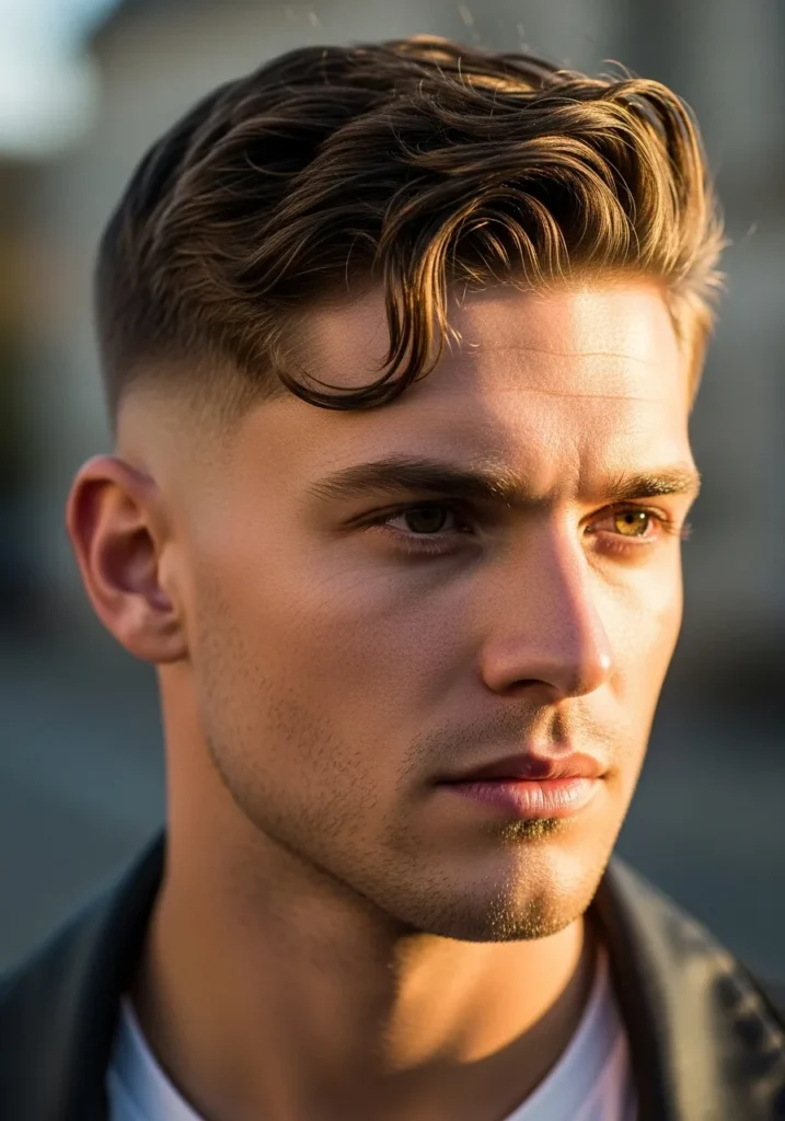 23 Stylish Caesar Cuts for Modern Men 9 Wavy Caesar for Natural Texture