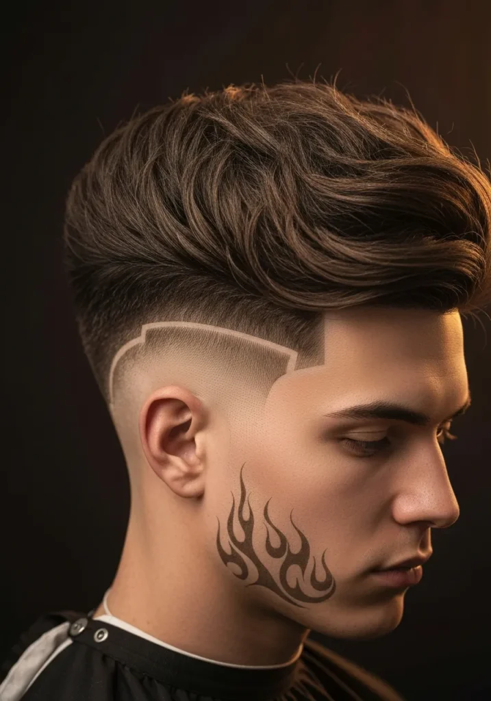 Flame Inspired Side Art.318Z