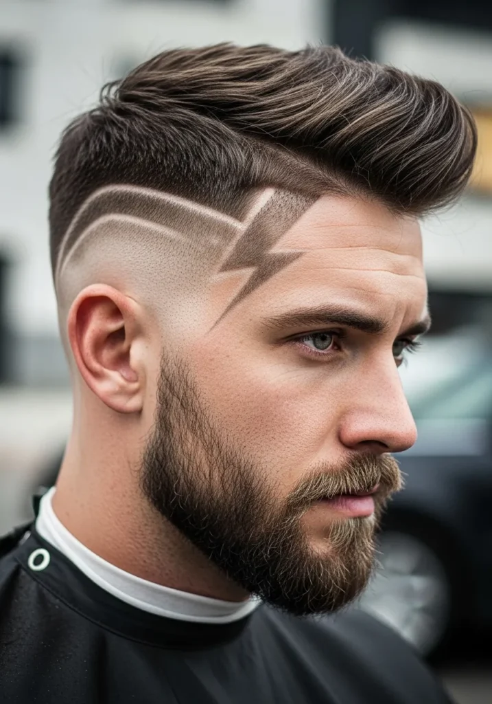 Lightning Bolt Side Shave