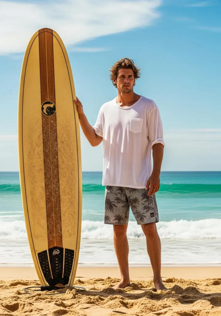 Oversized T-Shirt & Board Shorts