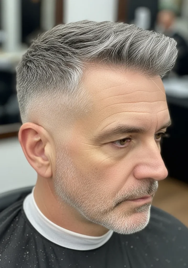 Salt-and-Pepper Taper Fade