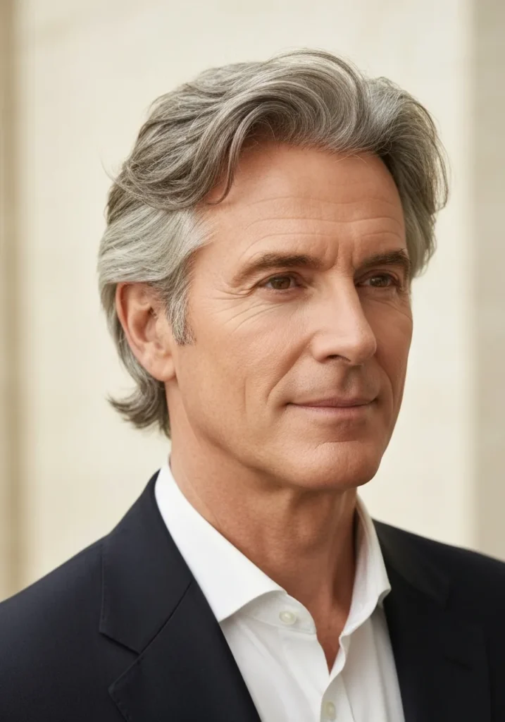 Side Swept Grey Waves.192Z