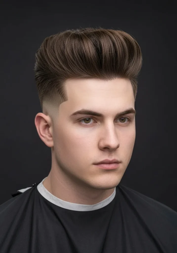 Balanced Pompadour Fade