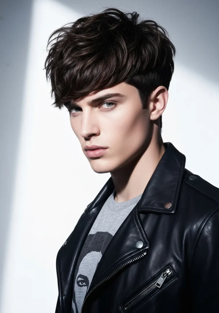22 Shaggy Haircut for Men – Trendy & Effortless Styles 23 Bold Modern Shag Statement