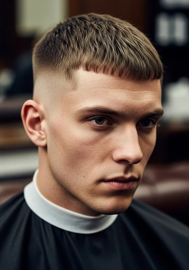 21 Best Haircuts for Men with Straight Hair 12 Buzz Cut Fade
