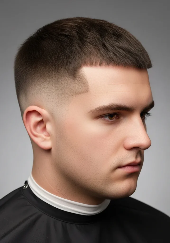 Classic Crew Cut with Fade