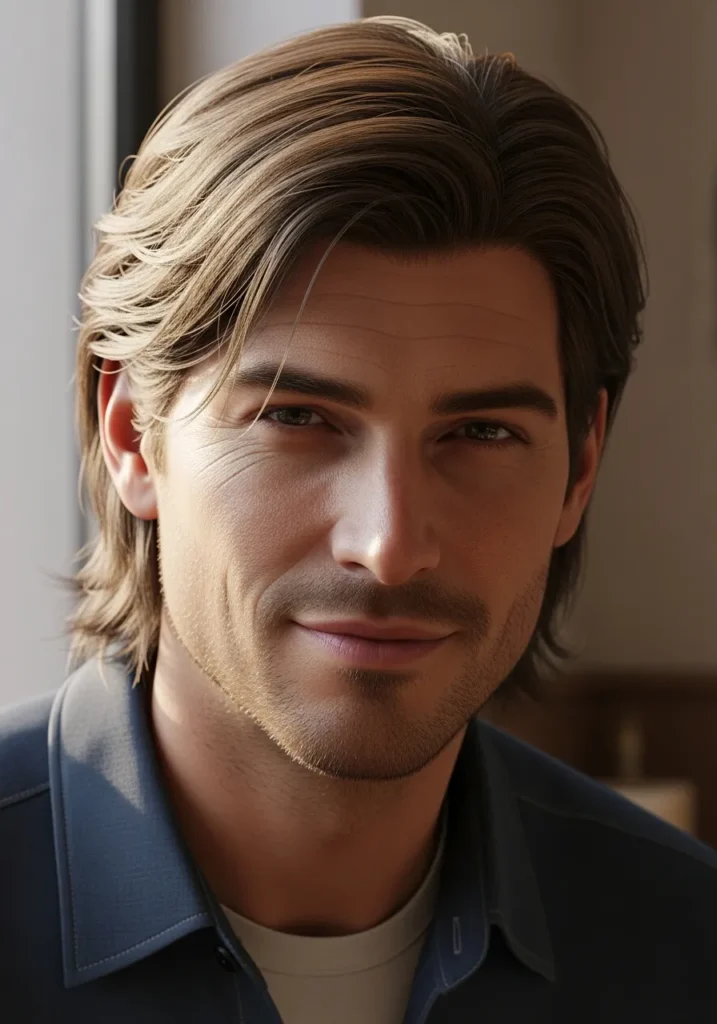 20 Trendy Layered Haircut Ideas for Men 2 Classic Medium Layered Cut