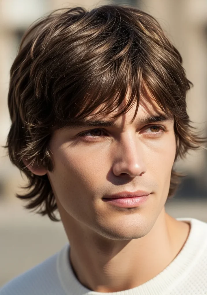 23 Best Shag Haircut Styles for Men 2 Classic Medium Shag