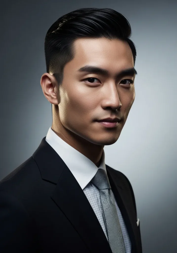 Classic Side Part Fade