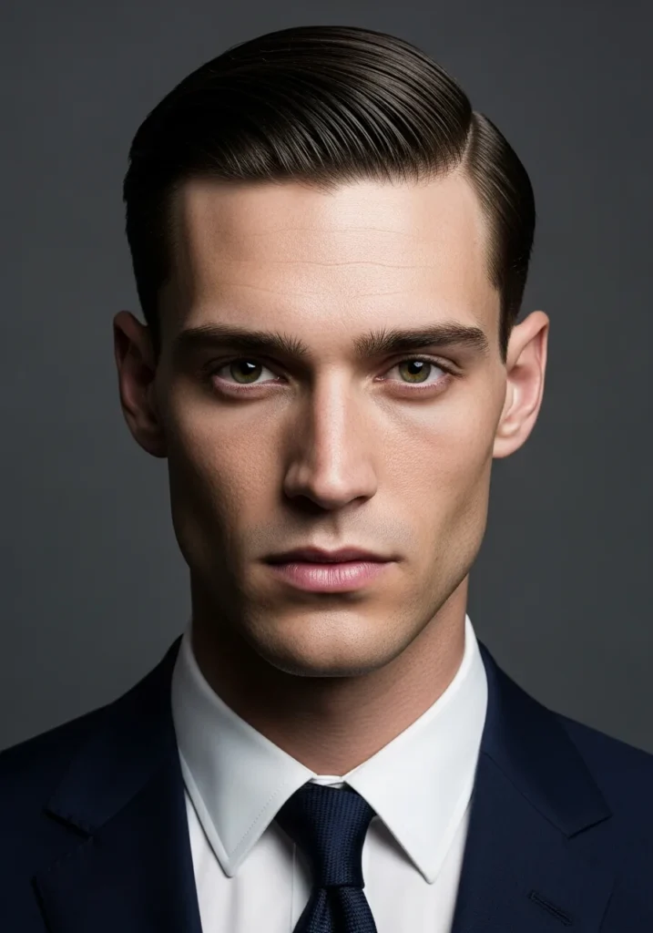 21 Best Haircuts for Men with Straight Hair 2 Classic Side Part