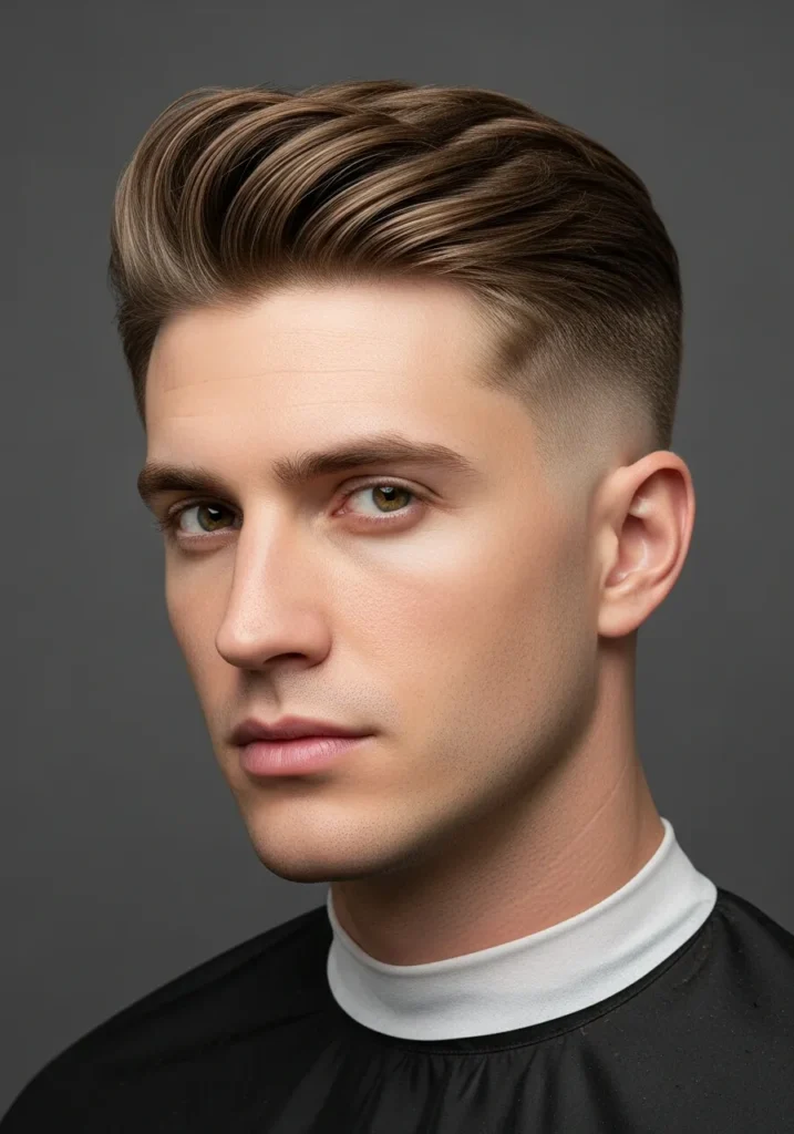 23 Stylish Haircuts for Long Face Men 20 Classic Taper with Side Texture