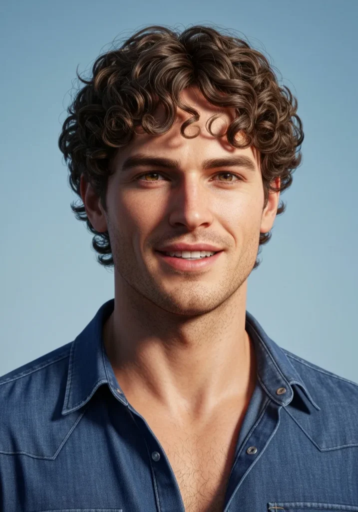 23 Best Shag Haircut Styles for Men 19 Curly Shag Cut