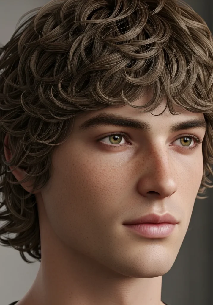 23 Best Shag Haircut Styles for Men 5 Curly Shag Haircut