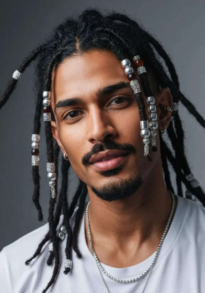 Dreadlocks with Beads and Accessories