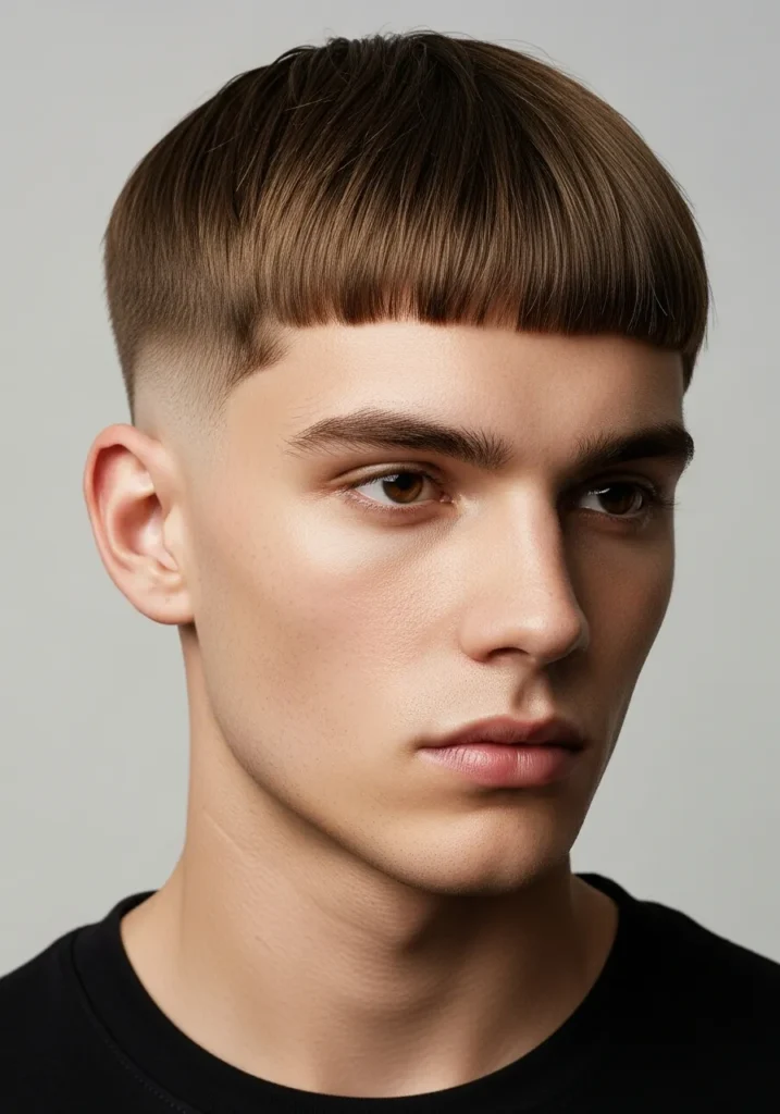 French Crop with Blunt Fringe