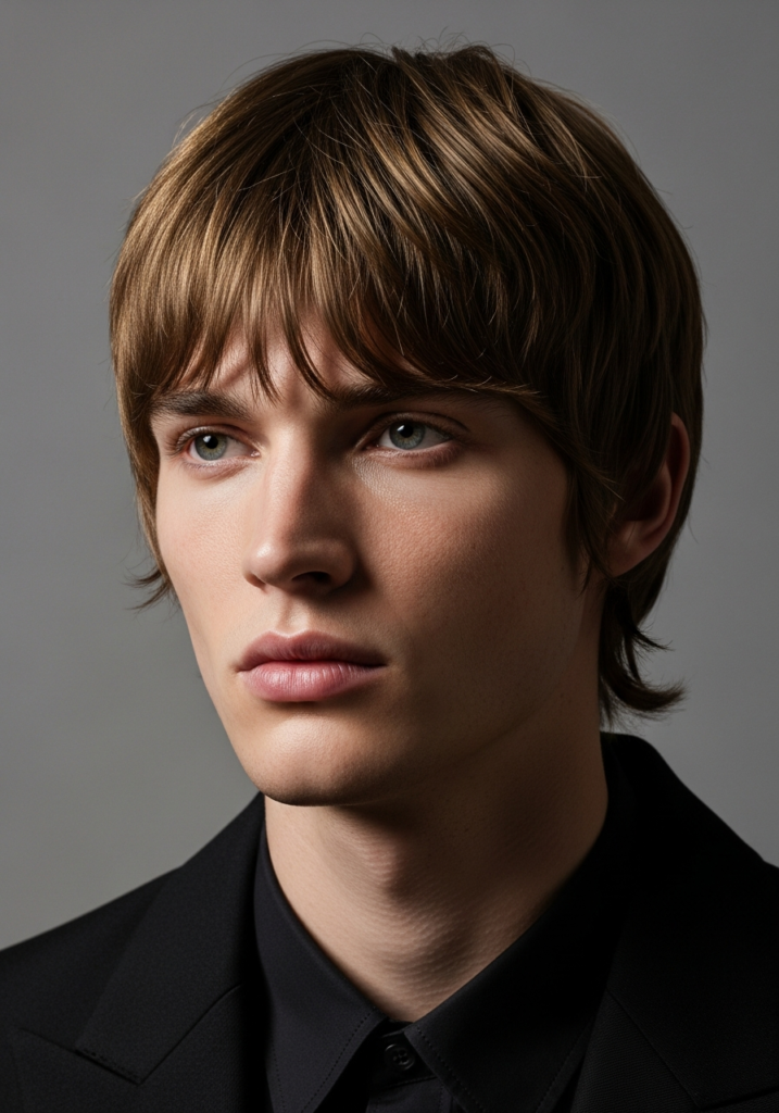 Fringe Haircut for Oval Face