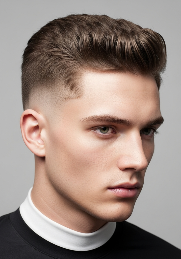High Fade Crew Cut