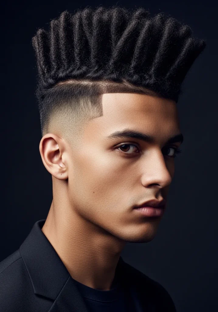 High Top Dreads with Skin Fade