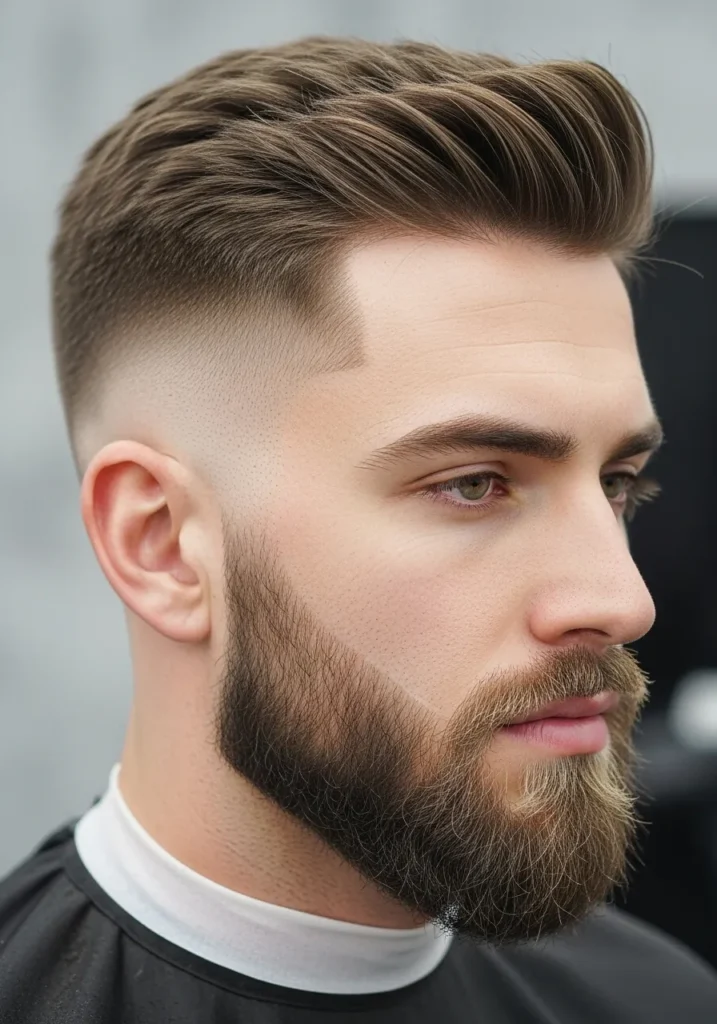 High and Tight with Beard Fade