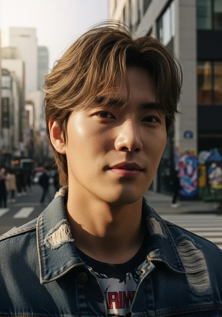 Korean Messy Layered Hair