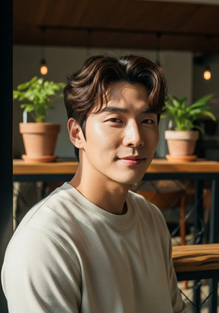 Korean Wavy Perm Hairstyle