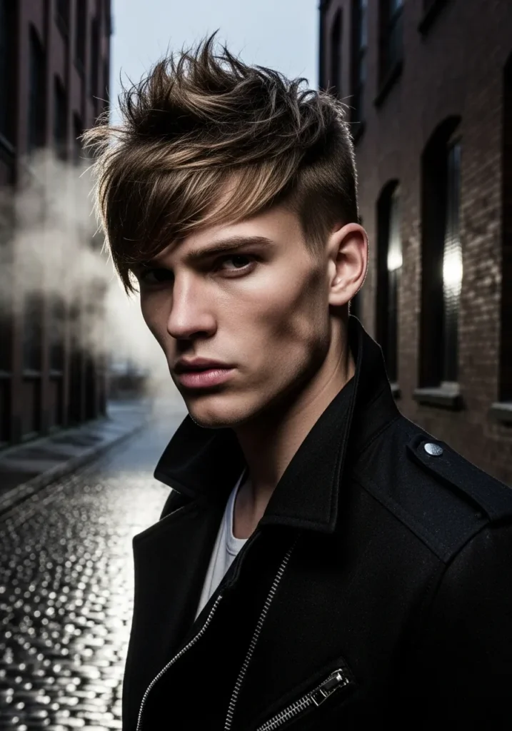 20 Trendy Layered Haircut Ideas for Men 15 Layered Faux Hawk.734Z