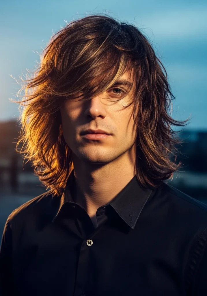 22 Shaggy Haircut for Men – Trendy & Effortless Styles 14 Long Shag Flow