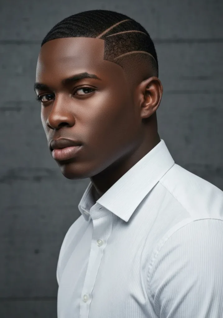 Low Cut with Razor Line Detail