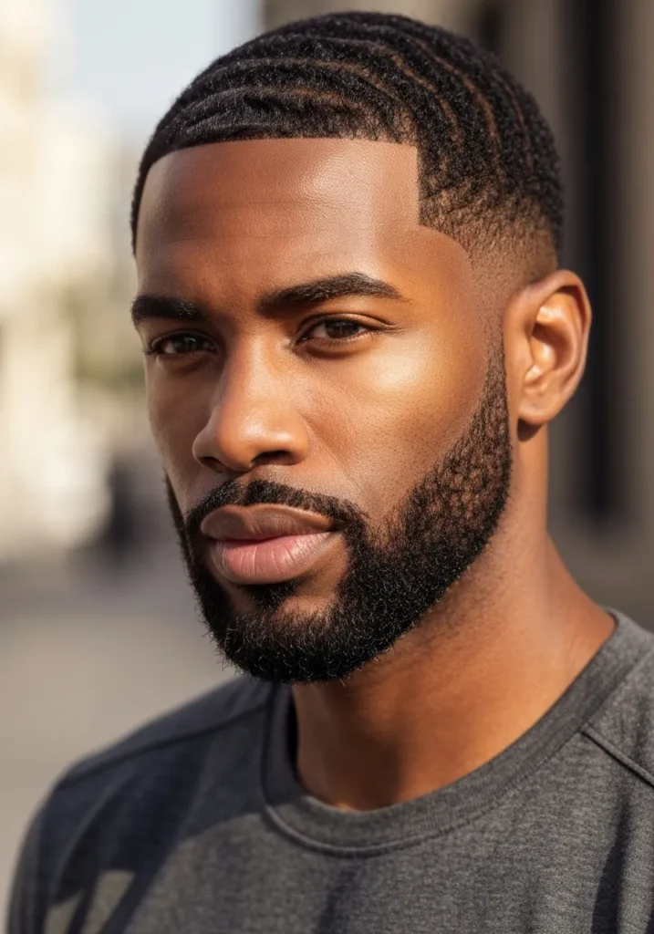 Low Cut with Waves and Beard