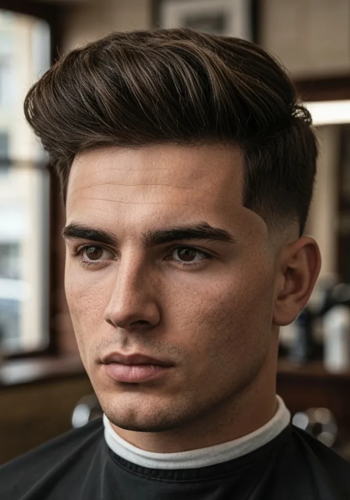 24 Best Medium Length Mens Hairstyles 18 Medium Length Blowout Taper
