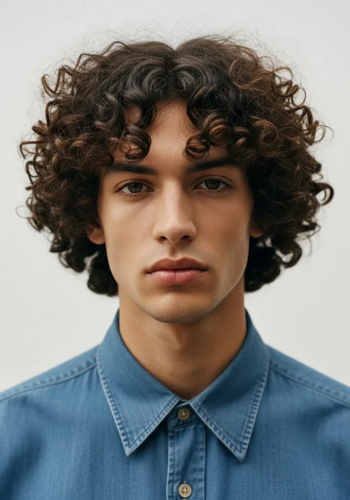 24 Best Medium Length Mens Hairstyles 16 Medium Length Curly Flow