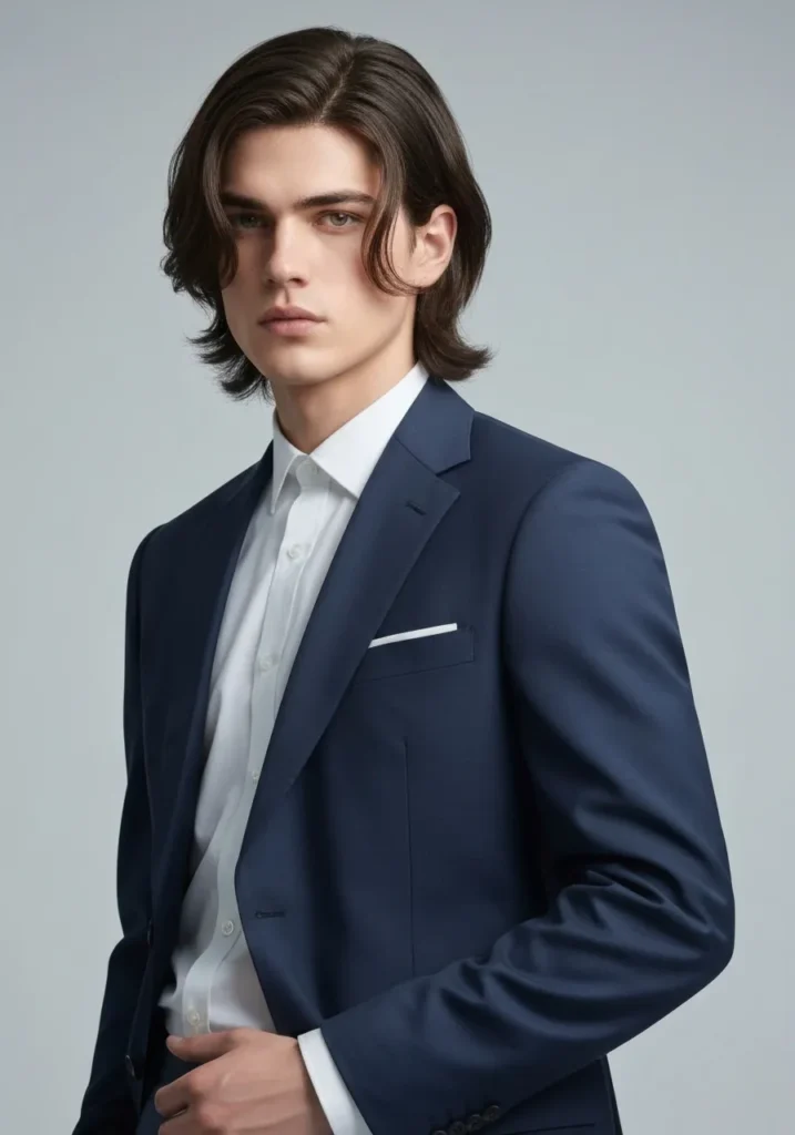 24 Best Medium Length Mens Hairstyles 6 Medium Length Curtains Hairstyle