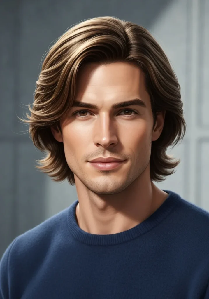 24 Best Medium Length Mens Hairstyles 22 Medium Length Feathered Layers